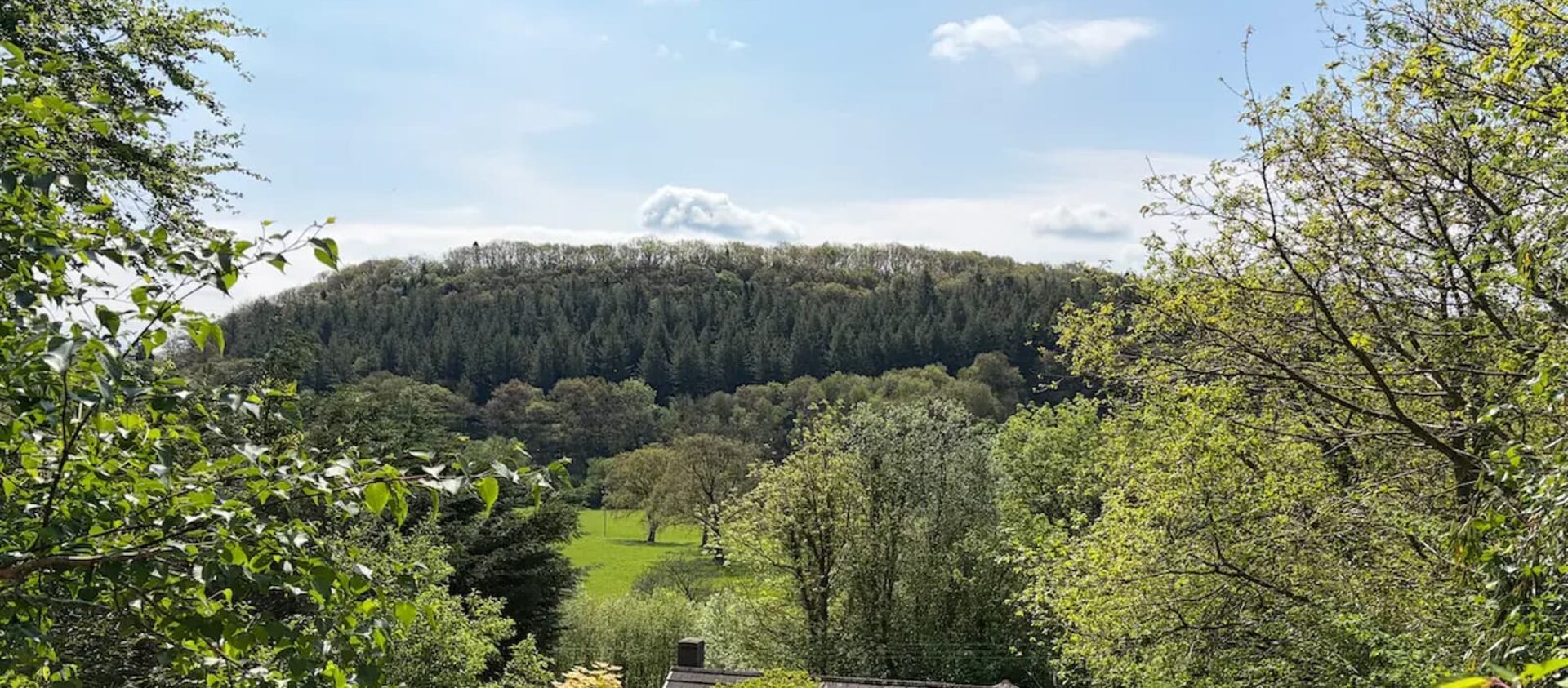 View from Glanafon garden